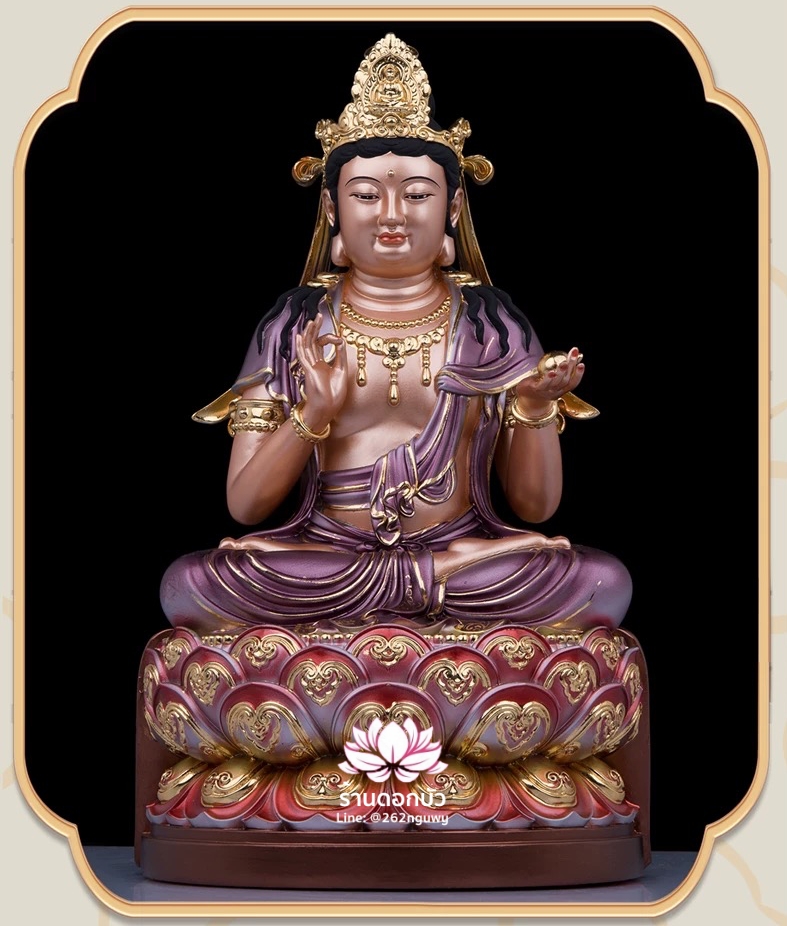 อัษฏมหาโพธิสัตว์ พระโพธิสัตว์แปดพระองค์ งานเรซิ่นคุณภาพสูง ขนาด 16 นิ้ว