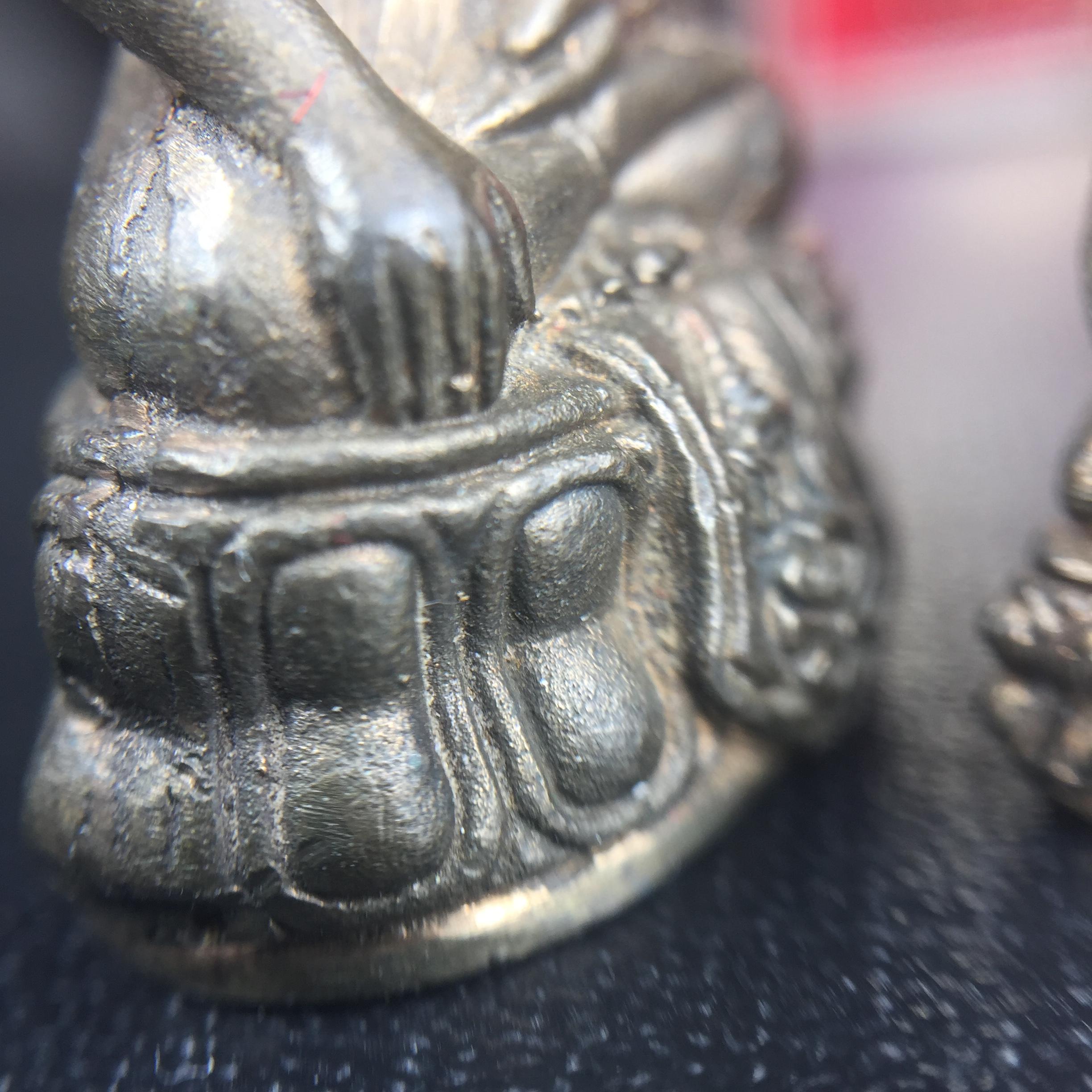 พระกริ่ง-พระชัยวัฒน์ ภปร. ธรรมศาสตร์ 50ปี เนื้อนวโลหะ ปี2527(ในหลวงรัชกาลที่9 เสด็จเททอง)(หายาก)(1ใน677ชุด)