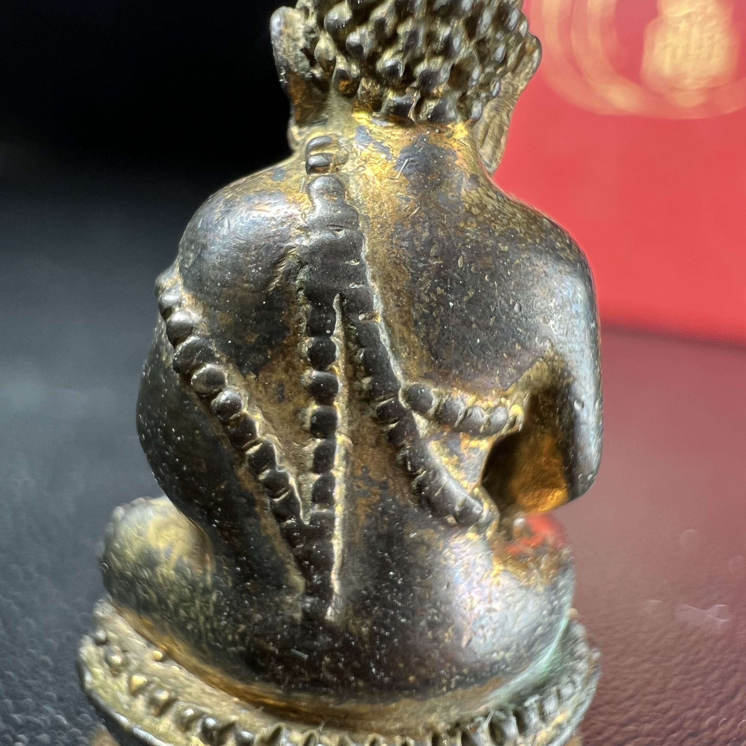 พระกริ่งโภคทรัพย์ วัดบวรนิเวศ ปี2535 เนื้อนวโลหะ(สมเด็จพระญาณสังวร พระสังฆราชสกลมหาสังฆปรินายกเสด็จเททอง)(พระนามมหามงคลพระราชทานให้ อุดมด้วยทรัพย์อันเป็นมงคล อุดมด้วยโชคลาภ และโภคทรัพย์ ดั่งมีถุงเงินถุงทองเก็บโชคลาภสมปรารถนา)(1ใน2500องค์)