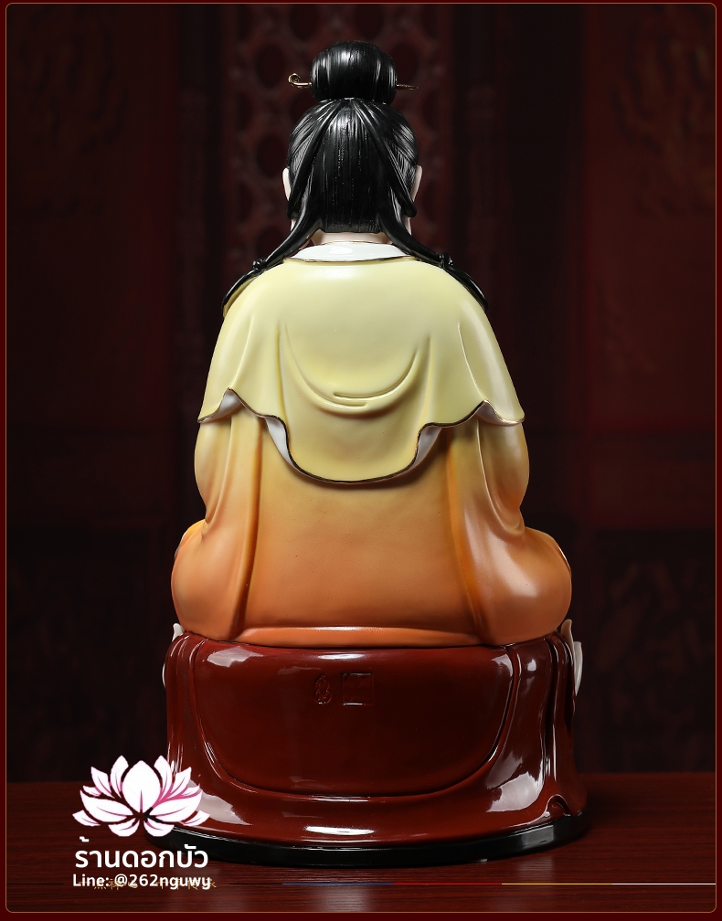 พระพุทธเจ้า (พระยูไล) พระโพธิสัตว์กวนอิม (กวนอิมผ่อสัก) พระมหาสถามปราปต์โพธิสัตว์ (ไต่ซีจี่ผ่อสัก) ขนาด 14 นิ้ว