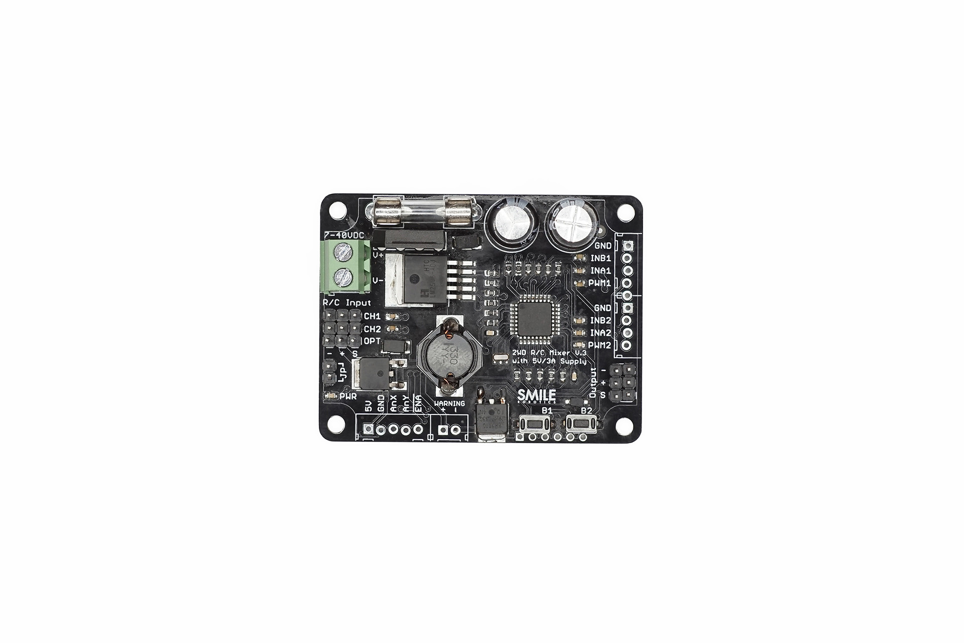 Smile Robotics 2WD R/C Mixer V.3 with 5V/3A Supply