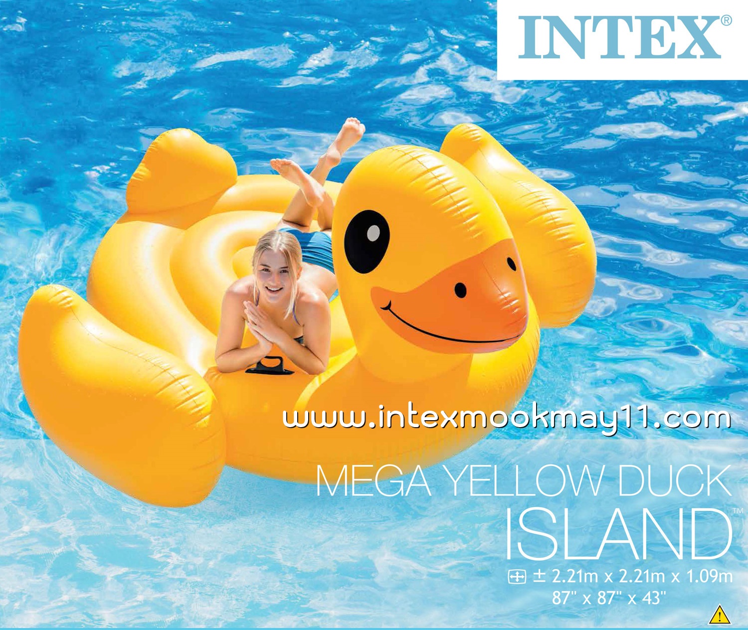 Intex 56286 Mega Yellow Duck แพยางลายเป็ดสีเหลือง ตัวใหญ่