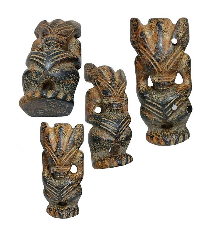 รูปปั้นหิน เทวรูปหิน หินรูปเอเลี่ยนต่างๆ (หินแม่เหล็กดูดติด)