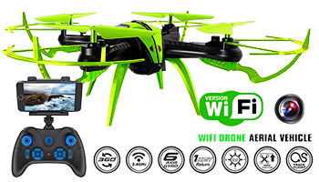 โดรน LH-X20 WF ติดตั้งกล้อง FPV ส่งสัญญาณภาพแบบ Real Time (มีล๊อคสูง-เปิด-ปิดเครื่องได้)