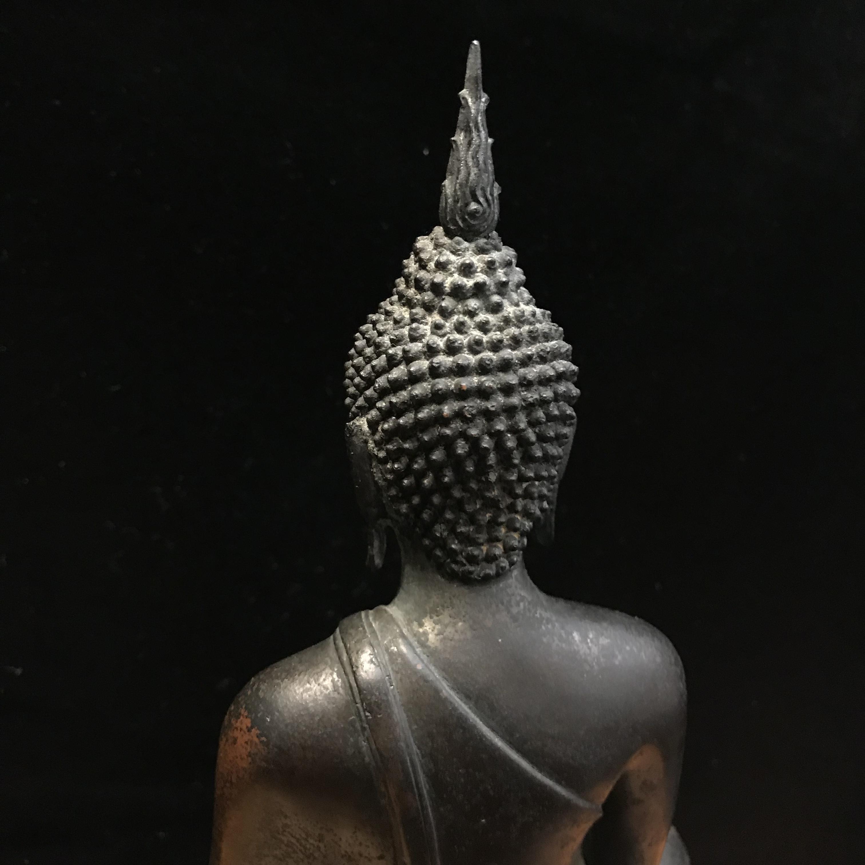 พระพุทธรูปบูชา ภปร วัดบวรนิเวศวิหาร ปี2508 บล็อกดินไทย หน้าตัก5นิ้ว(ที่สุดของพระบูชา ภปร วัดบวร)