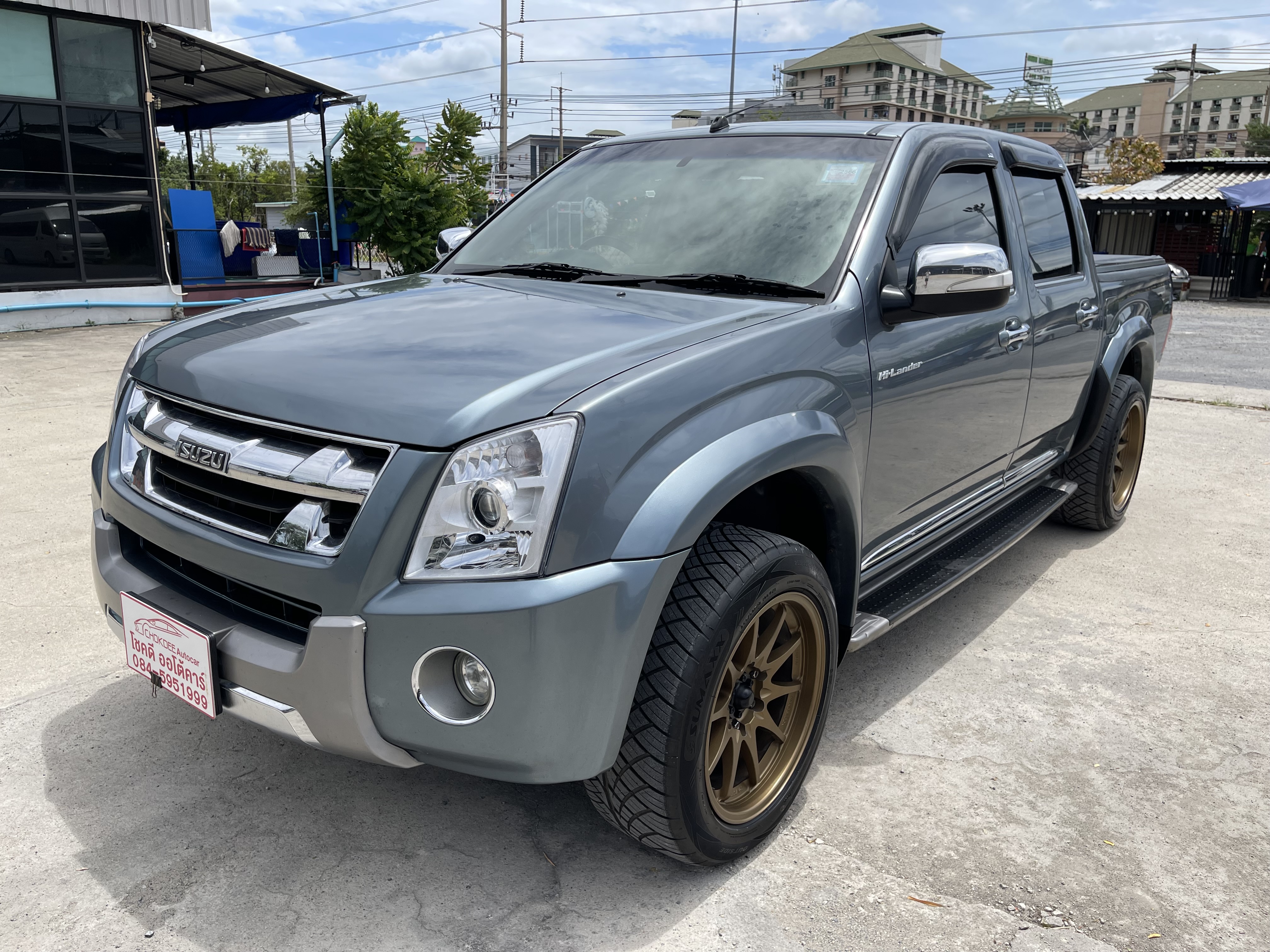 Isuzu Dmax 4ประตู Hi-Lander 2.5 Abs 2010 เทา