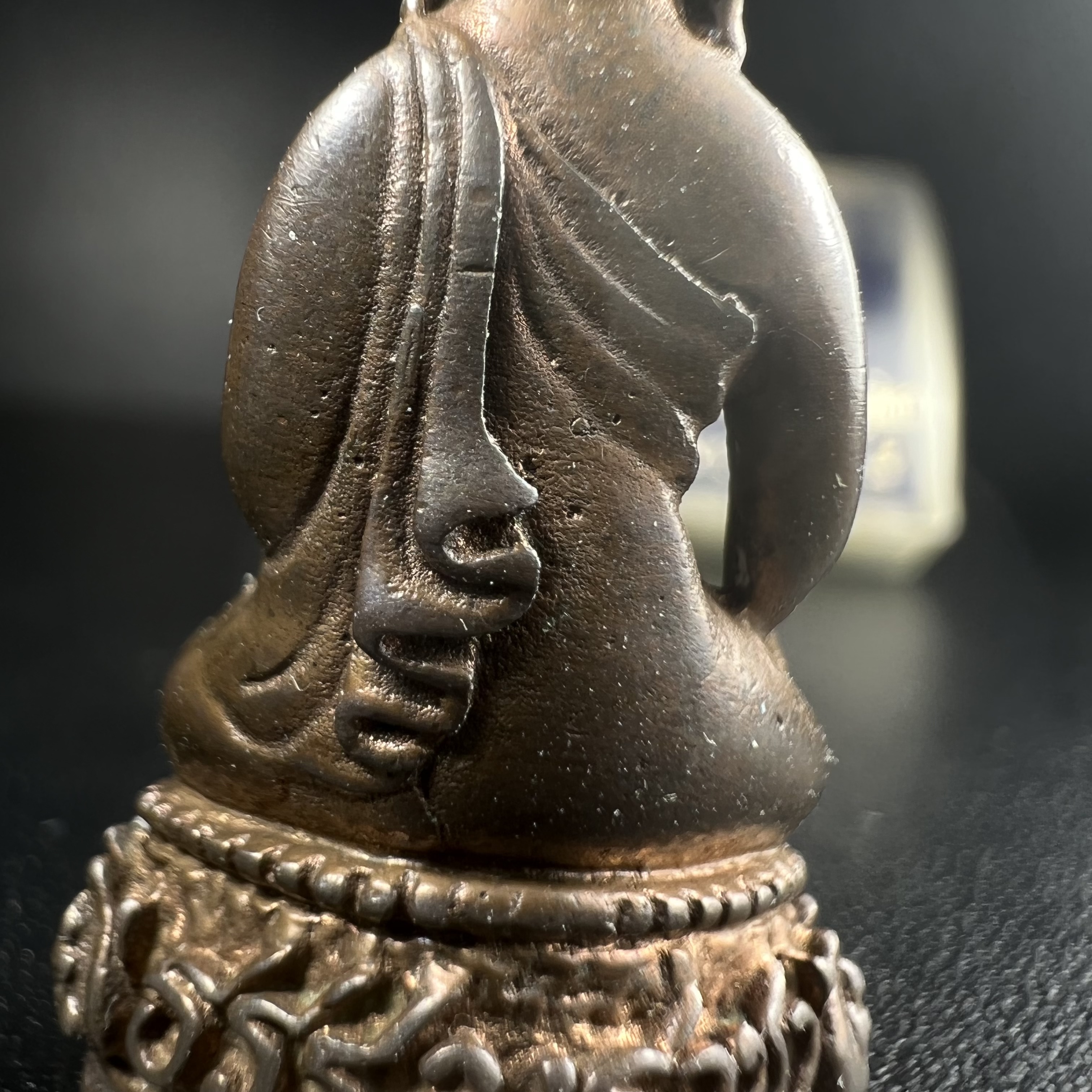 พระกริ่งธรรมราชา (กริ่งพระราชบิดา) วัดนางพญา ปี2514 เนื้อนวโลหะ(สุดยอดพิธีสุดยอดพุทธศิลป์)