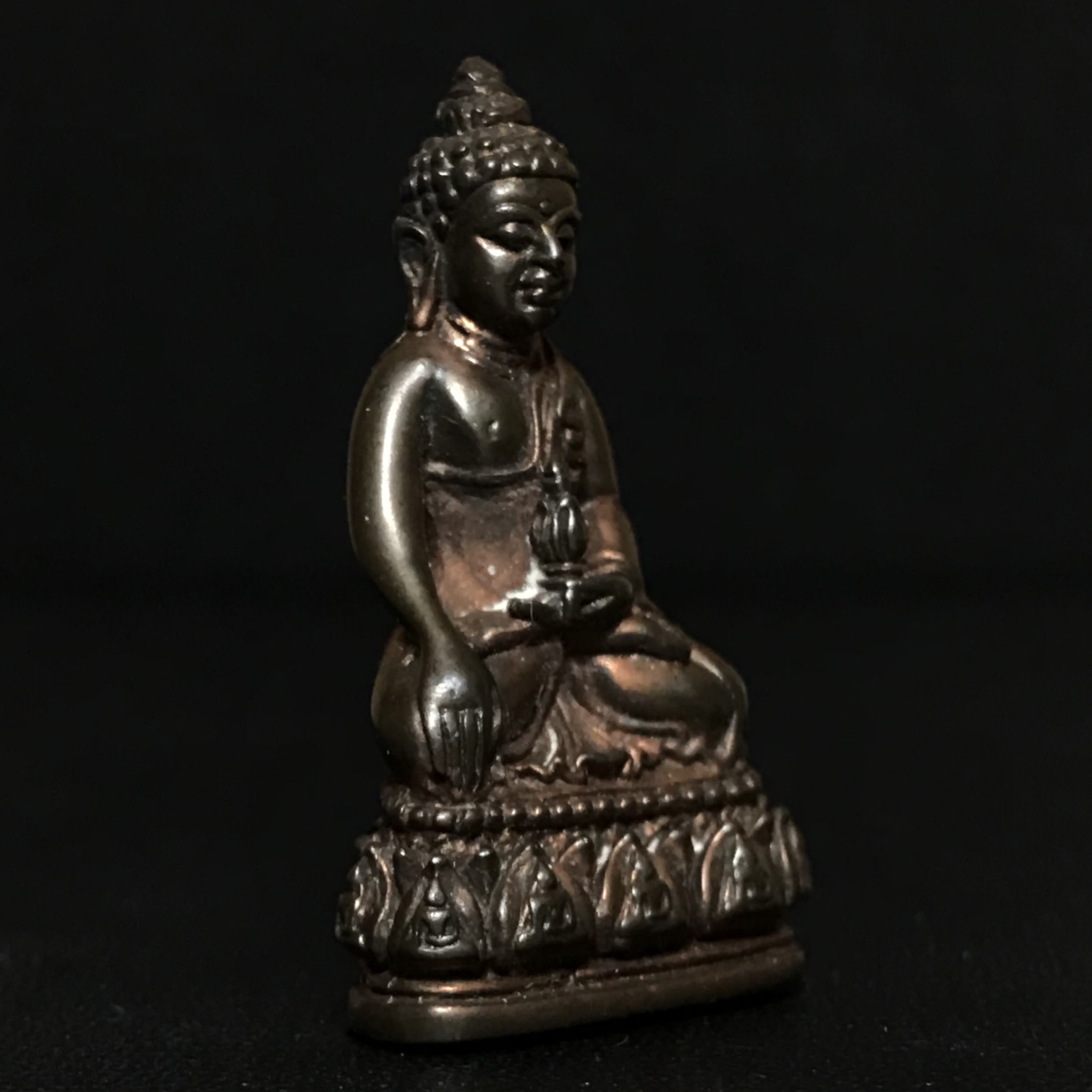 พระกริ่งธรรมราชา (กริ่งพระราชบิดา) วัดนางพญา ปี2514 เนื้อนวโลหะ(สุดยอดพิธีสุดยอดพุทธศิลป์)