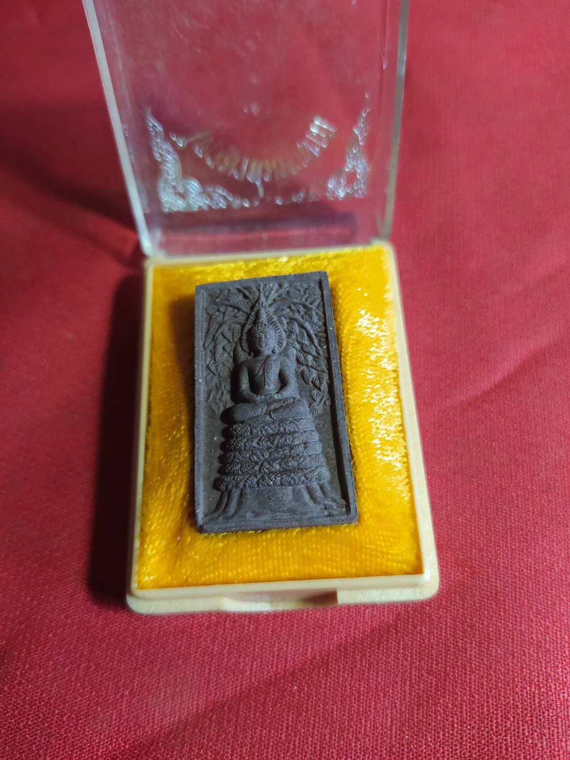 พระพุทธปรกโพธิ์ หลวงปู่บุญ ขนฺติโก วัดวิเศษชัยชาญ อ่างทอง รุ่นไตรสามมหาลาภ ปี ๒๕๔๐