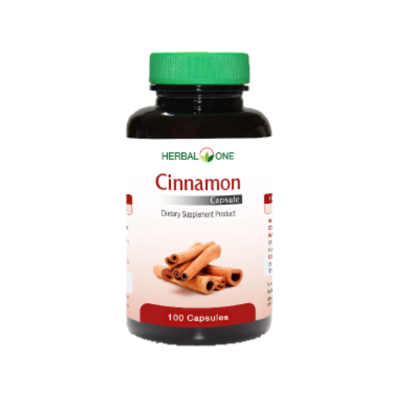 Herbal one cinnamon (ซินนามอน) 100 capsules