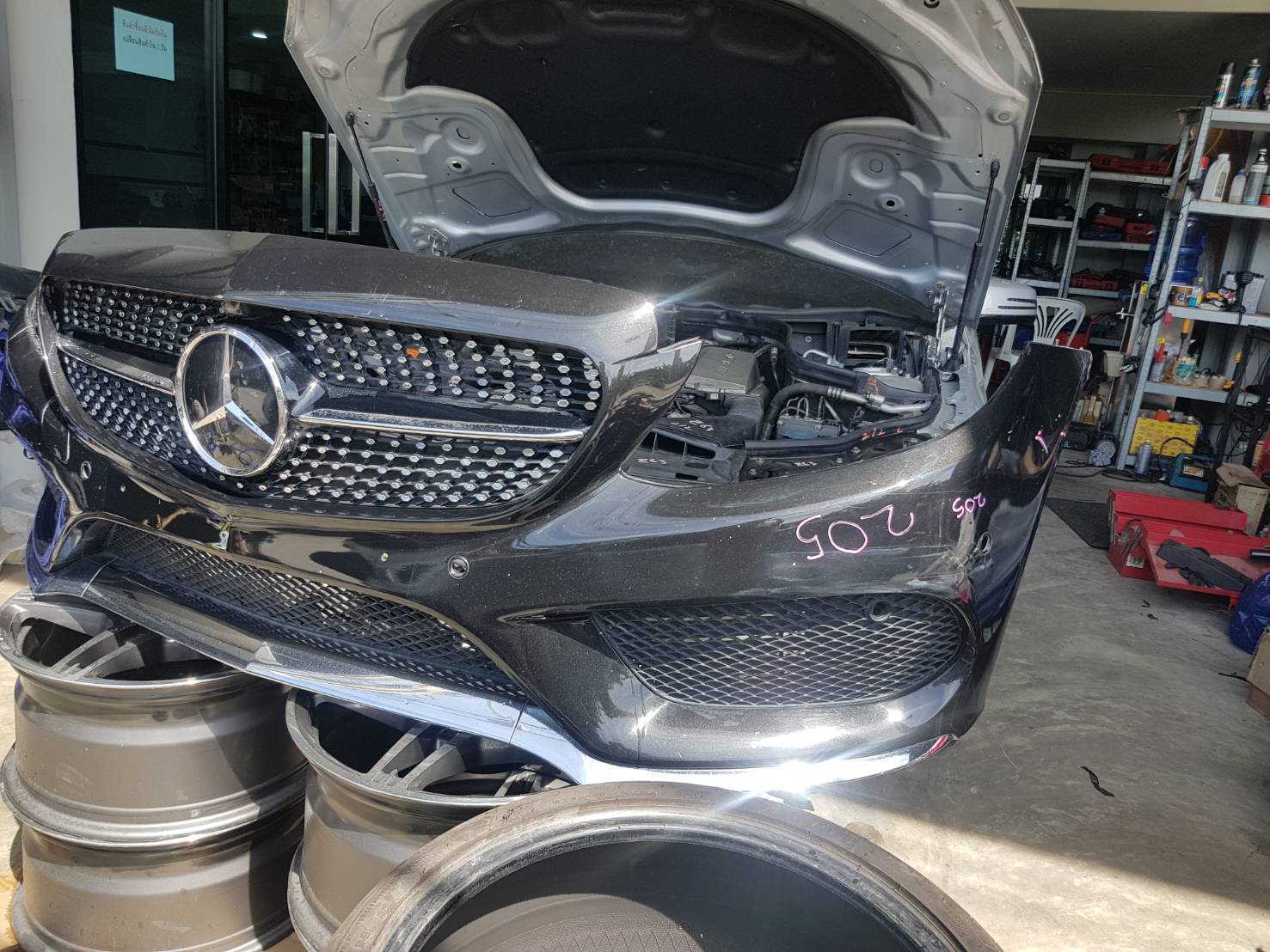 กันชนหน้าW205 AMG