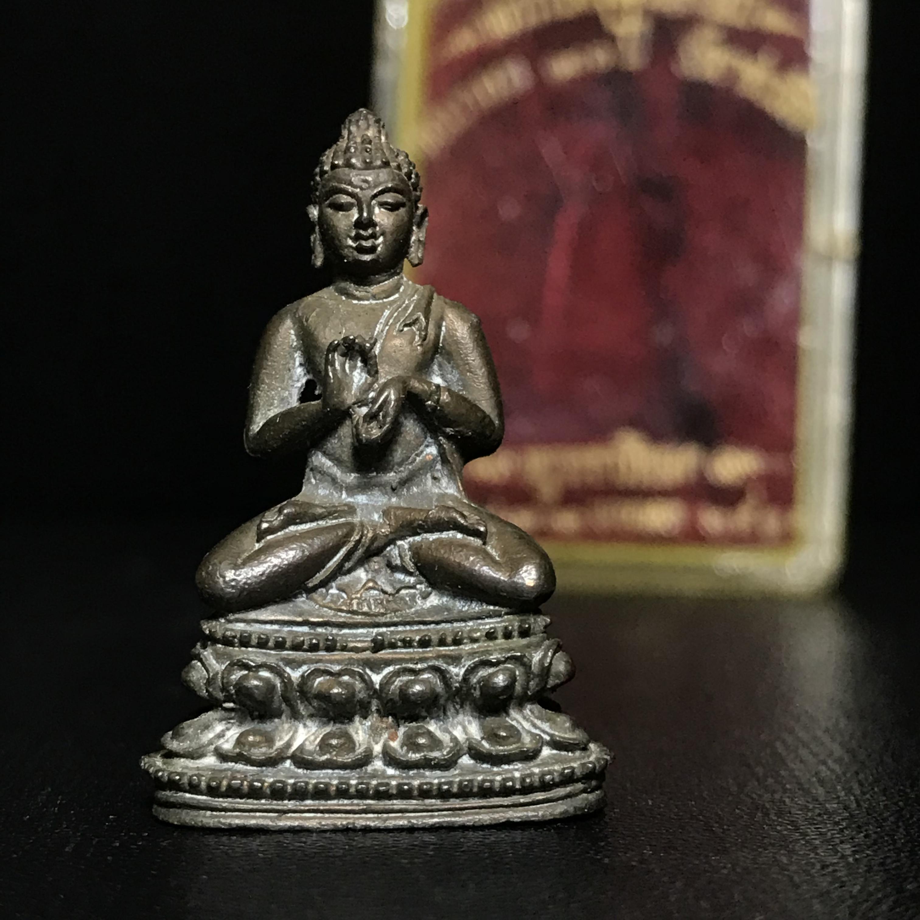 พระกริ่งจุฬาลงกรณ์(พระกริ่ง จปร.) 100ปี วัดราชบพิธ ปี2513(พิธีใหญ่) เนื้อนวโลหะ พร้อมกล่องบรรจุเดิม (ในหลวง ร.9 เสด็จเททอง)(1ใน 5000องค์)
