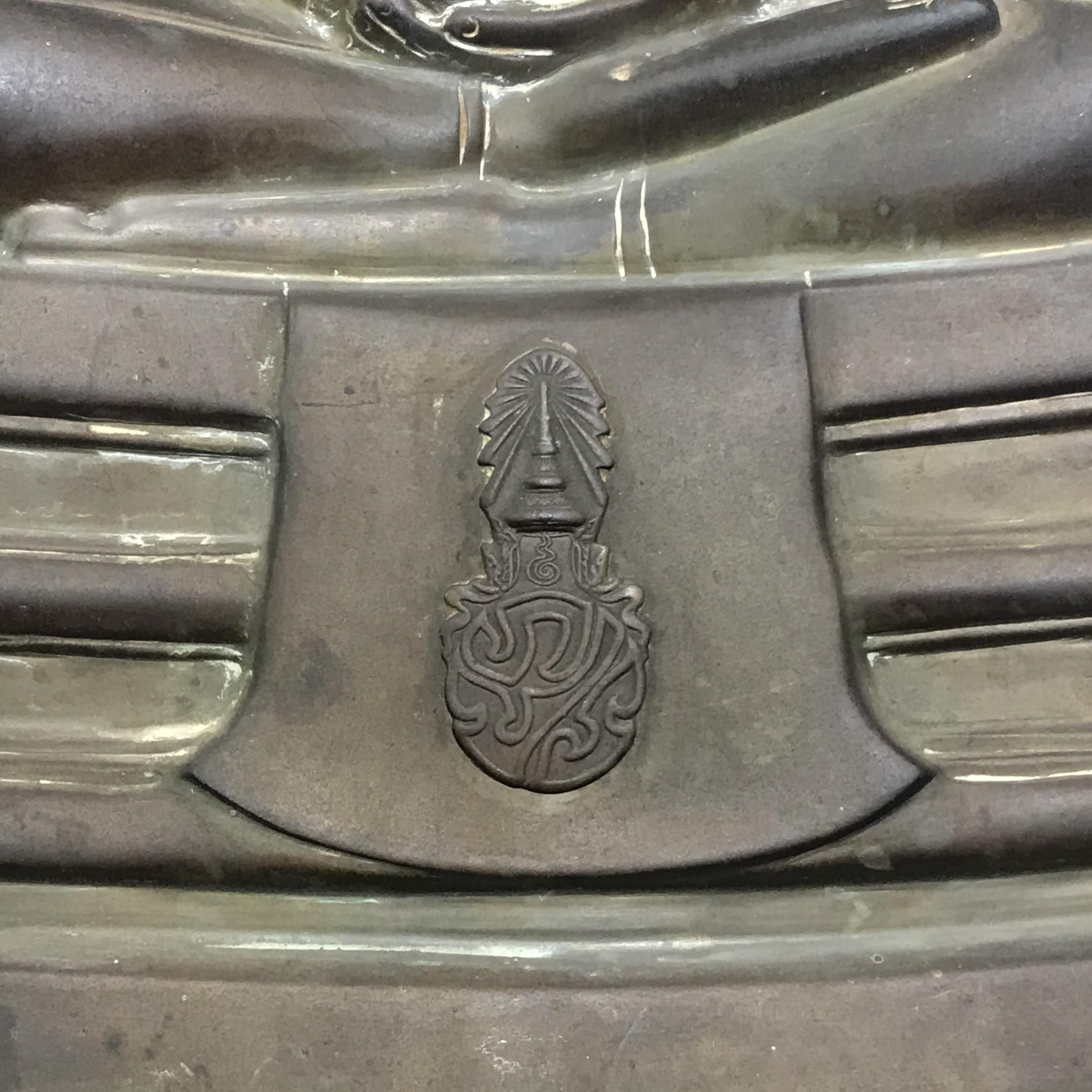 พระบูชาพระพุทธโสธร ภปร. รุ่นย้อนยุค ปี2539 กาญจนาภิเษกครองราชสมบัติครบ 50ปี หน้าตัก 7นิ้ว หมายเลข00742