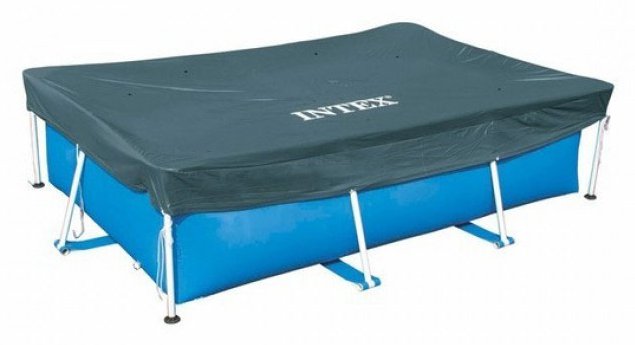 Intex 28038 ผ้าคลุมสระน้ำทรงสี่เหลี่ยม ขนาด 3x2 เมตร