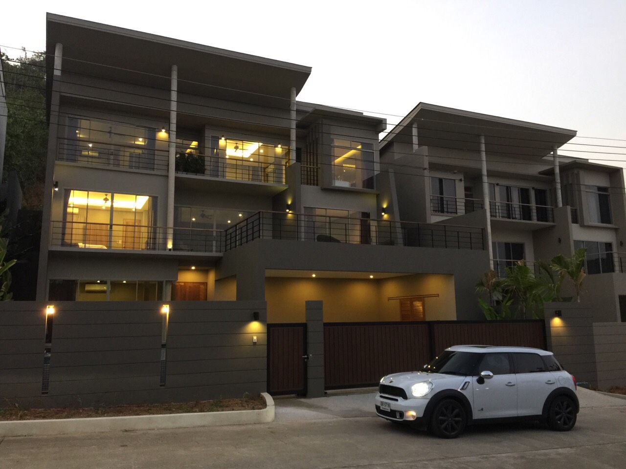 For Rent : Chalong, Private Pool Villa, Modren Style, 4 Bedrooms, Mountain view.