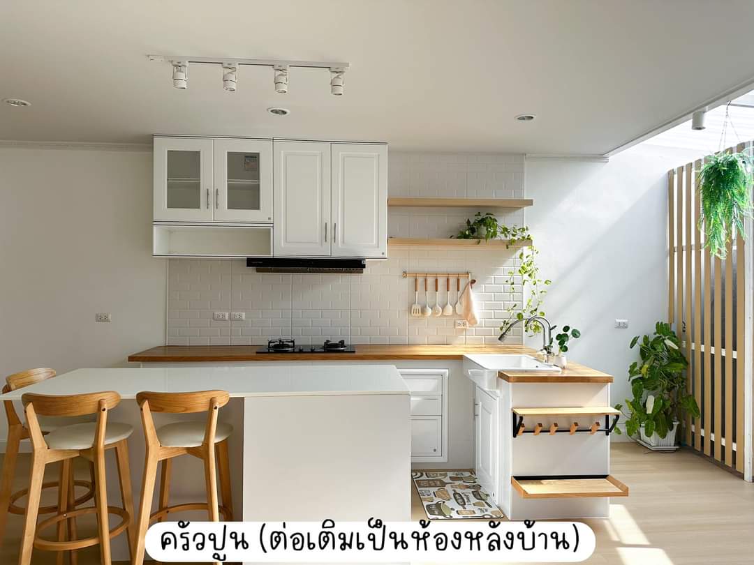 For Rent : Thalang, 2-story townhome, minimalist style, 3 Bedrooms, 2 Bathrooms