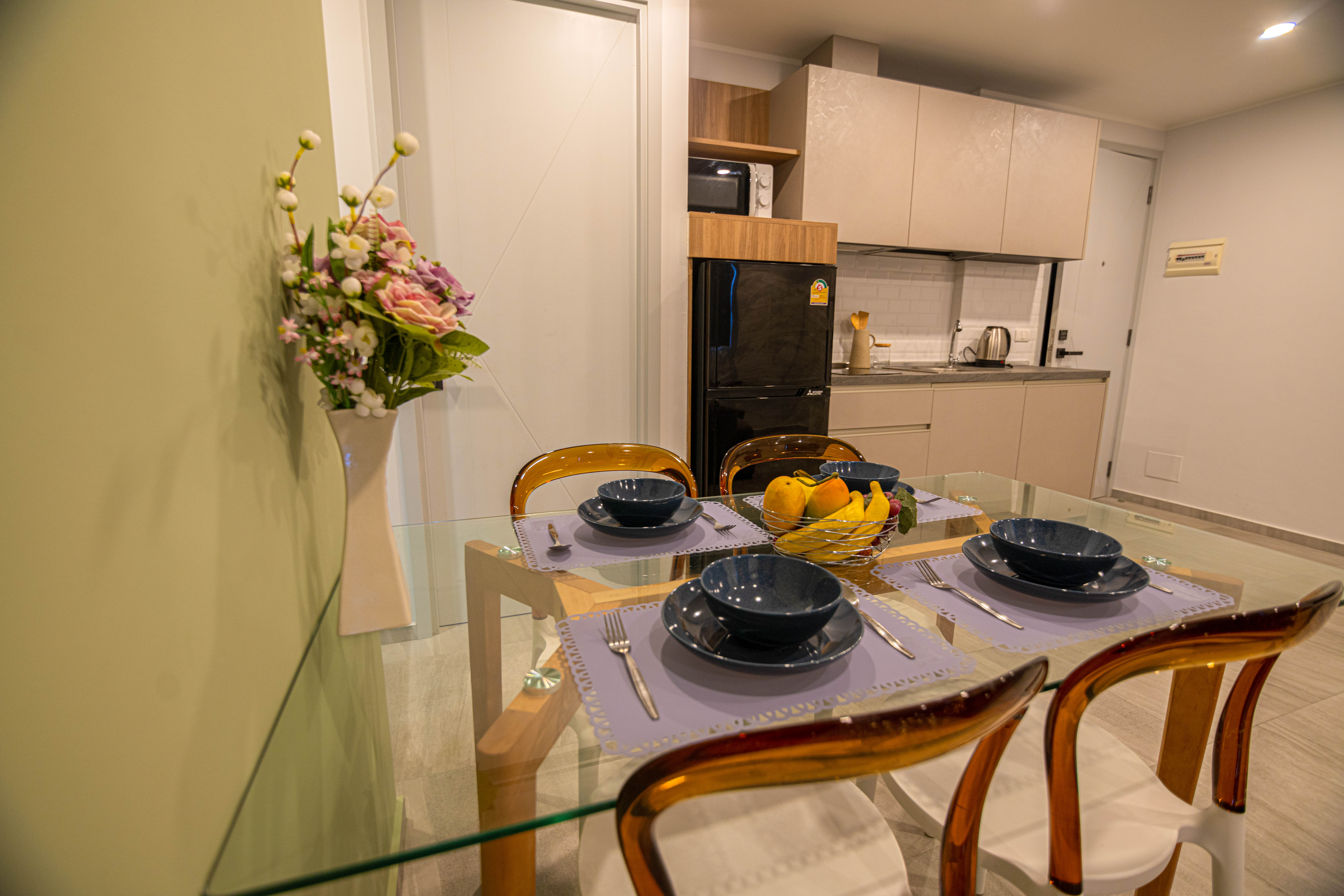 For Rent : Condo in Chalong area Tower III, 2 Bedroom 2 Bathroom, 5th flr.