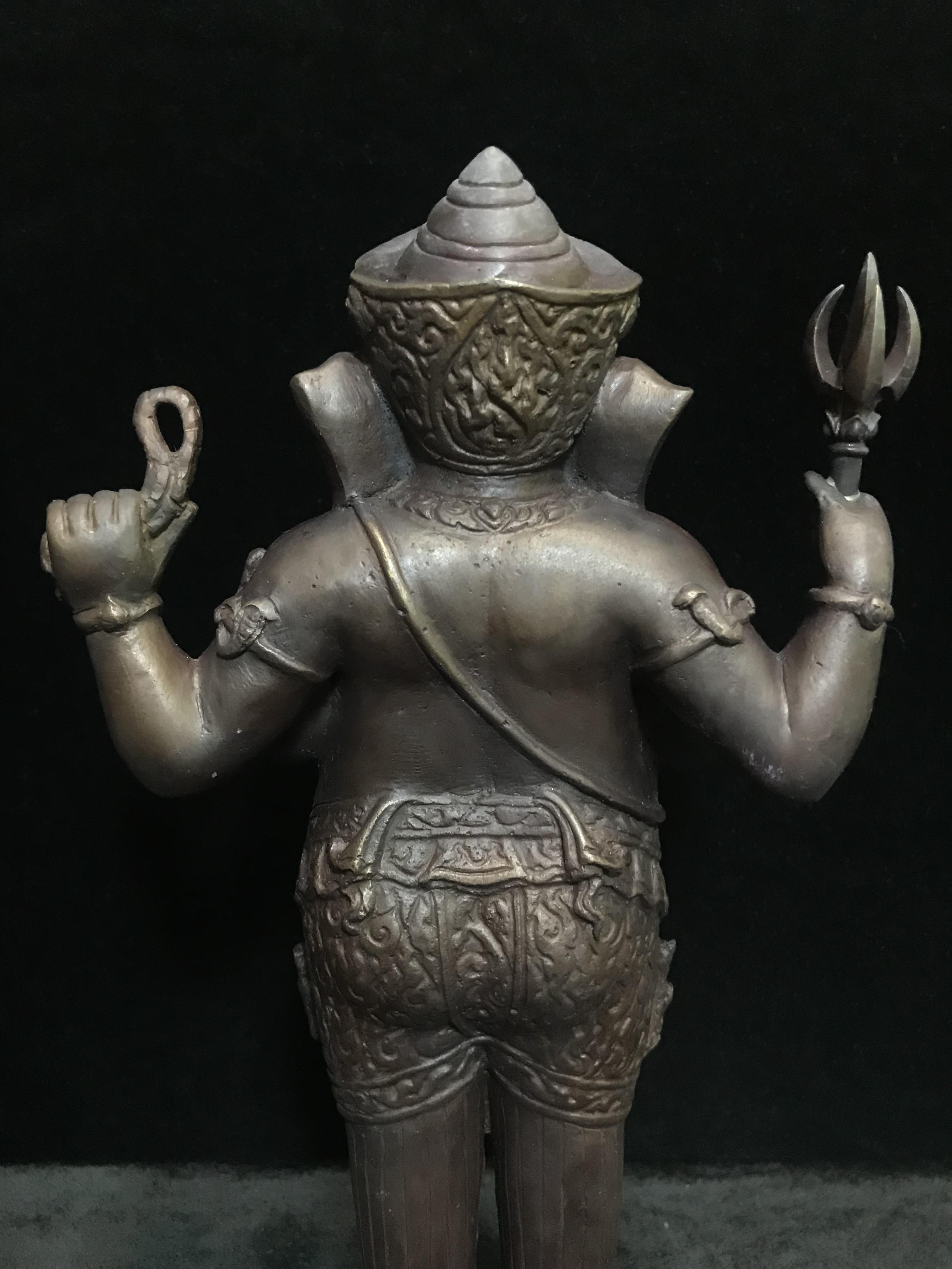 พระพิฆเนศ รุ่นครบรอบ100 ปี กรมศิลปากร ปี2556 ขนาดบูชา ปางประทานพร(องค์ยืน)สูง 10 นิ้วครึ่ง No.4006