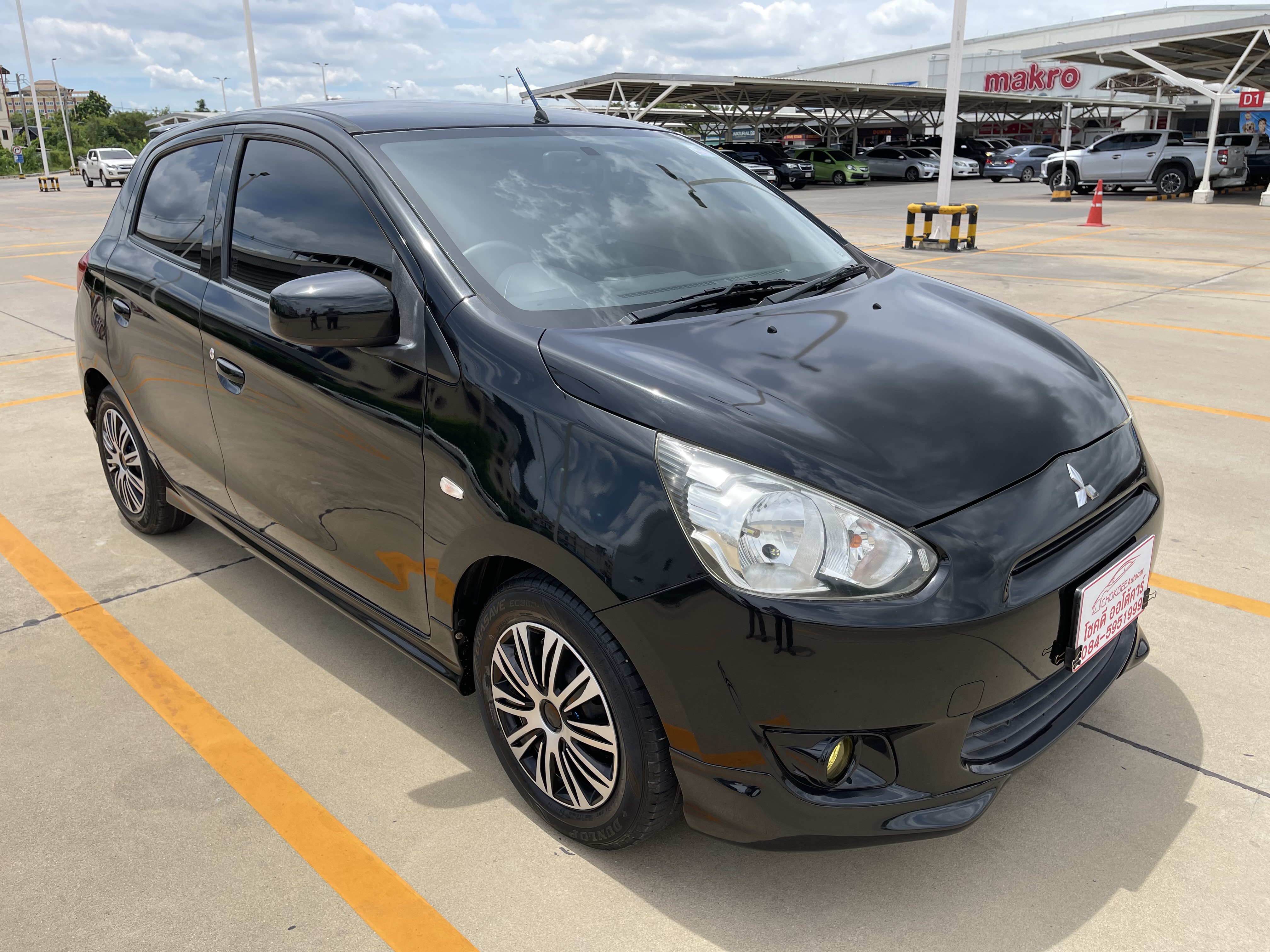 Mitsubishi Mirage 1.2 GLX At 2015 ดำ