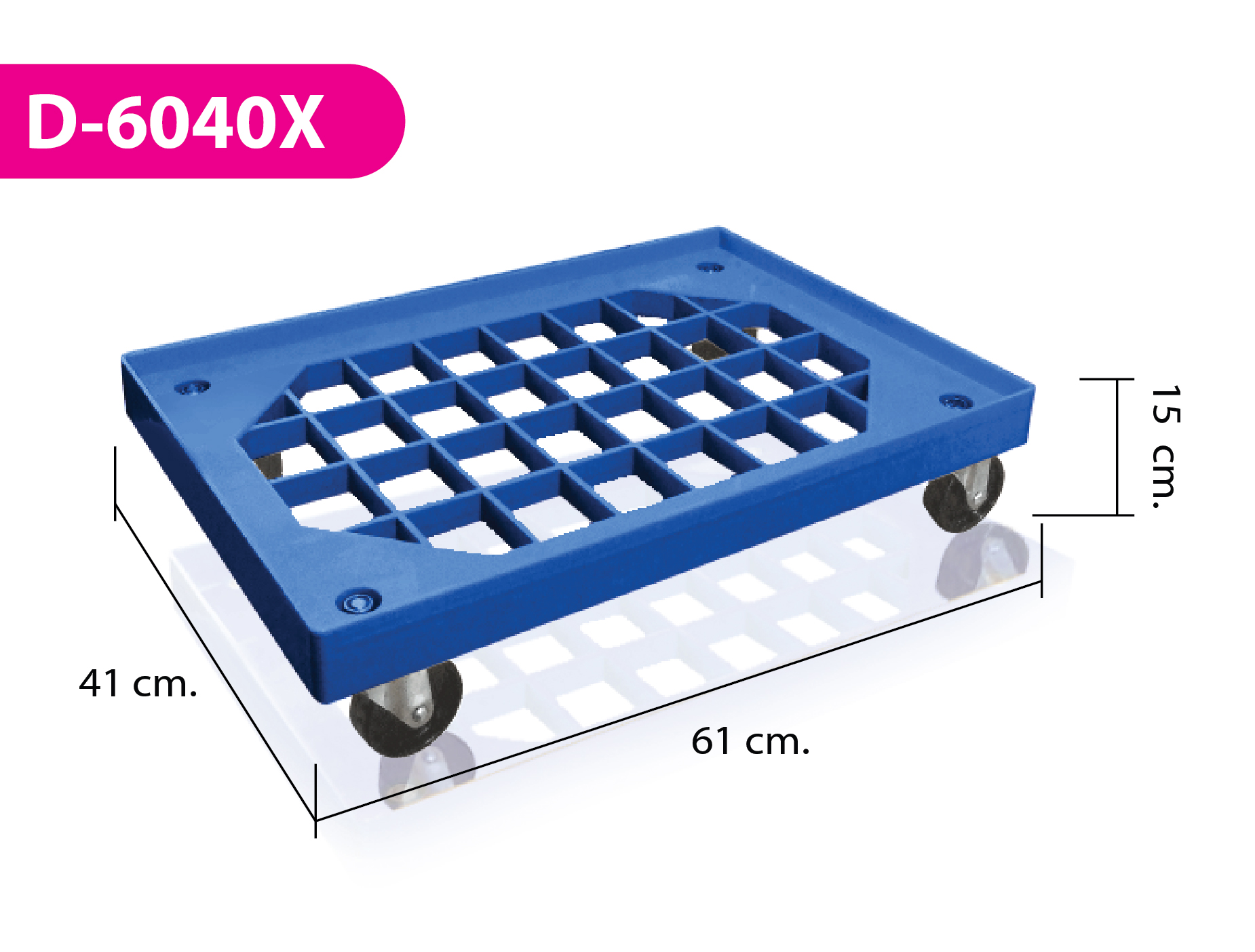 รถเข็นอุตสาหกรรม D-6040X
