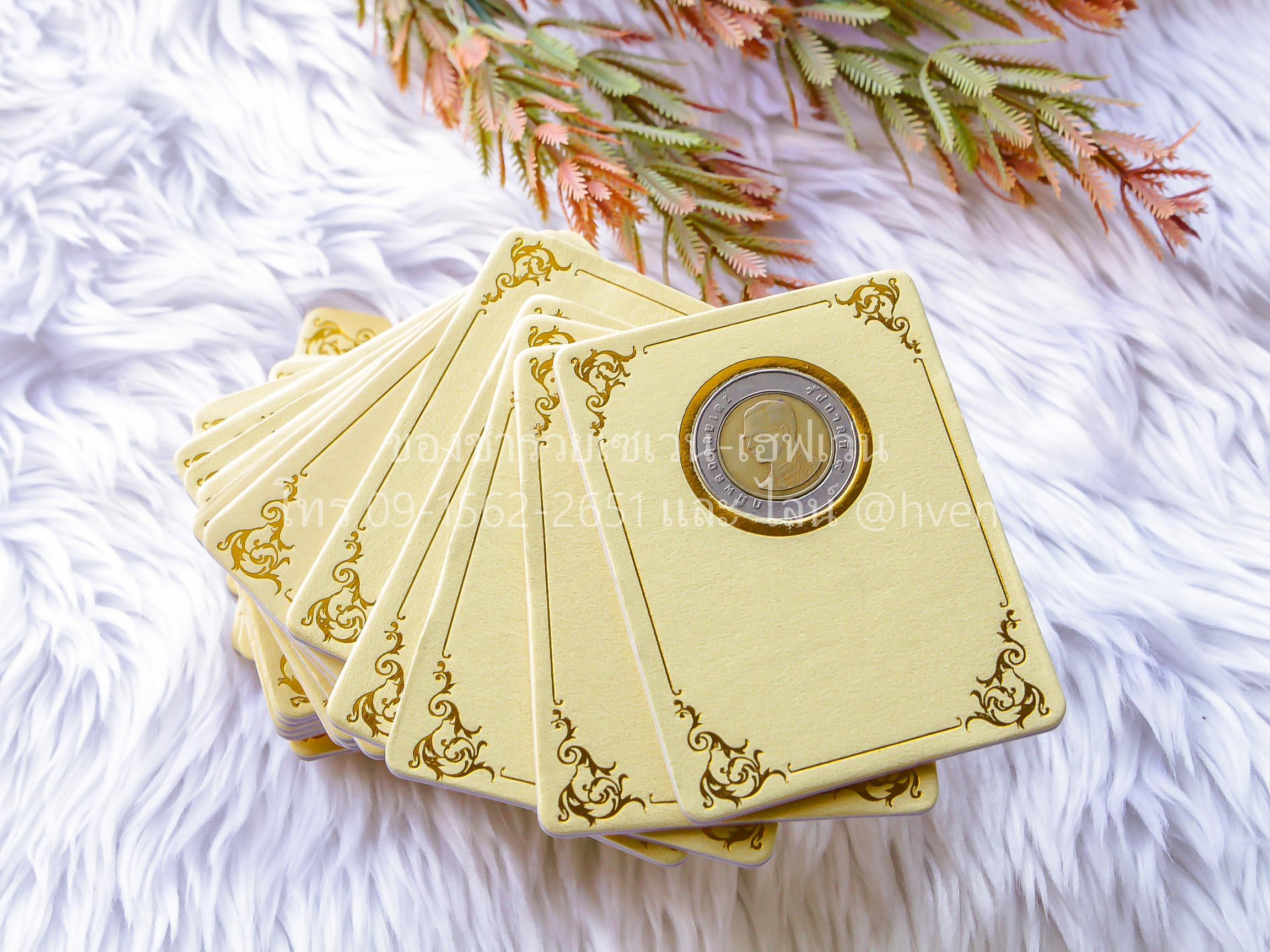 ของชำร่วยงานศพ ที่ใส่เหรียญ กรอบใส่เหรียญ 10 (ไม่รวมเหรียญ)