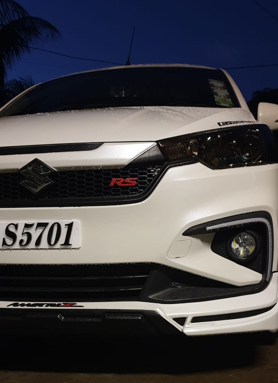 Suzuki Ertiga 2019 V.1 with custom grille bodykits by Amotriz