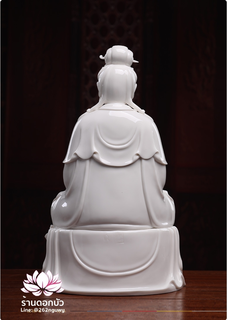 พระพุทธเจ้า (พระยูไล) พระโพธิสัตว์กวนอิม (กวนอิมผ่อสัก) พระมหาสถามปราปต์โพธิสัตว์ (ไต่ซีจี่ผ่อสัก) ขนาด 14 นิ้ว