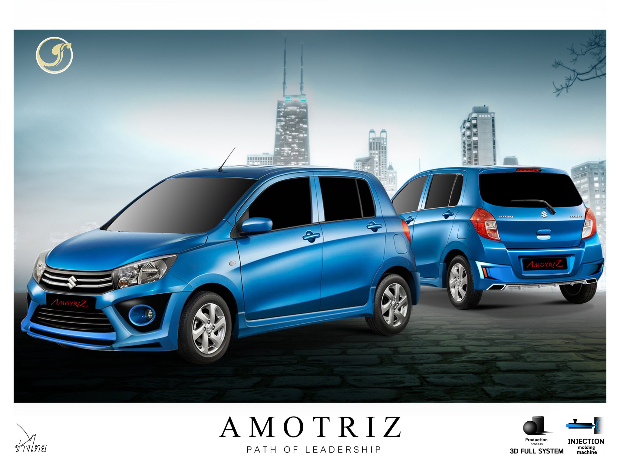 The bodykits for Suzuki Celerio by Amotriz