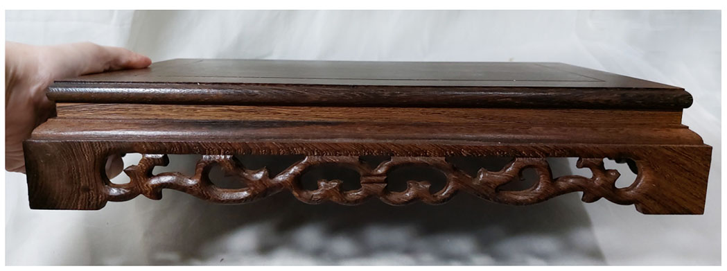 กี๋หรือฐานไม้ สี่เหลี่ยมผืนผ้า ท๊อป 21cmx35cm