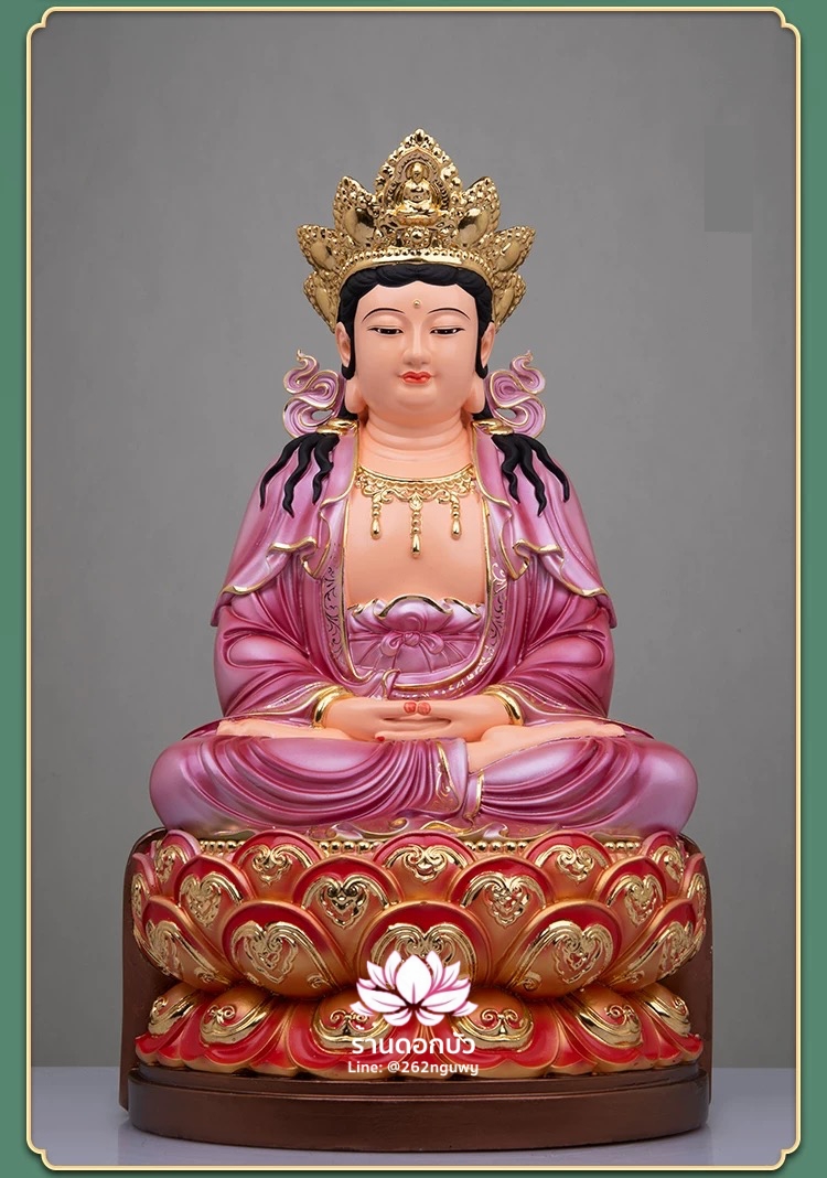 อัษฏมหาโพธิสัตว์ พระโพธิสัตว์แปดพระองค์ งานเรซิ่นคุณภาพสูง ขนาด 16 นิ้ว