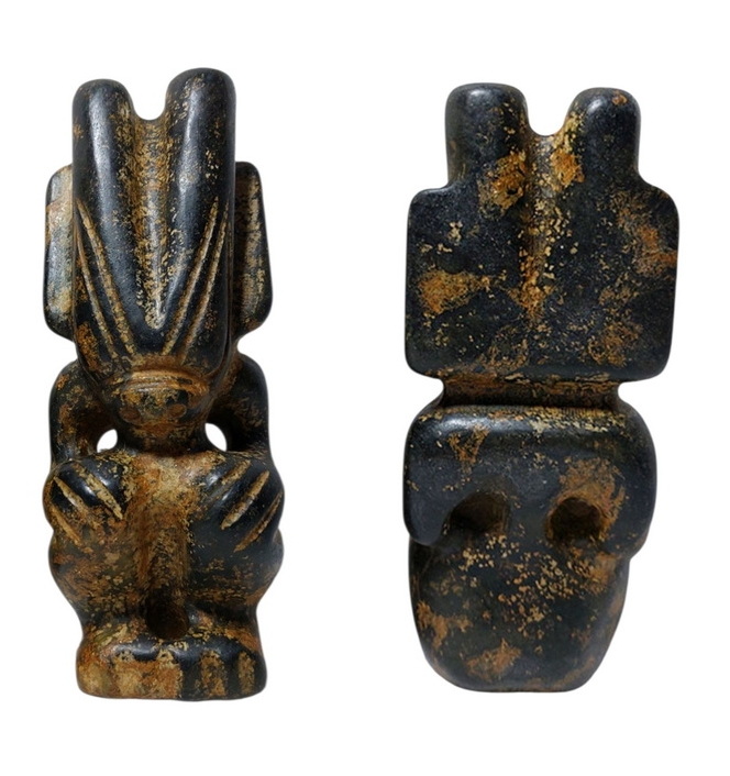 รูปปั้นหิน เทวรูปหิน หินรูปเอเลี่ยนต่างๆ (หินแม่เหล็กดูดติด)