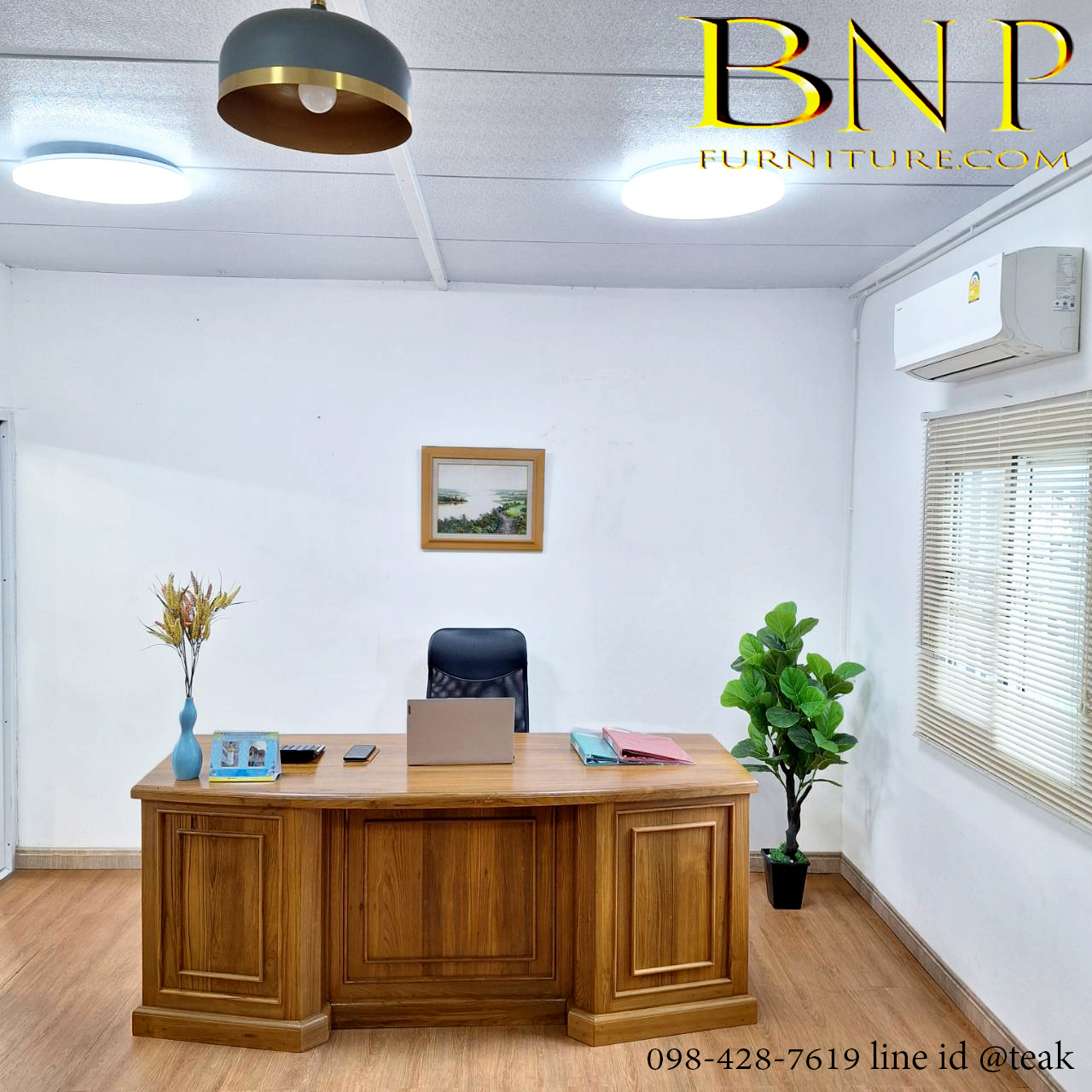 โต๊ะทำงานผู้บริหาร รุ่น มาเวอริค