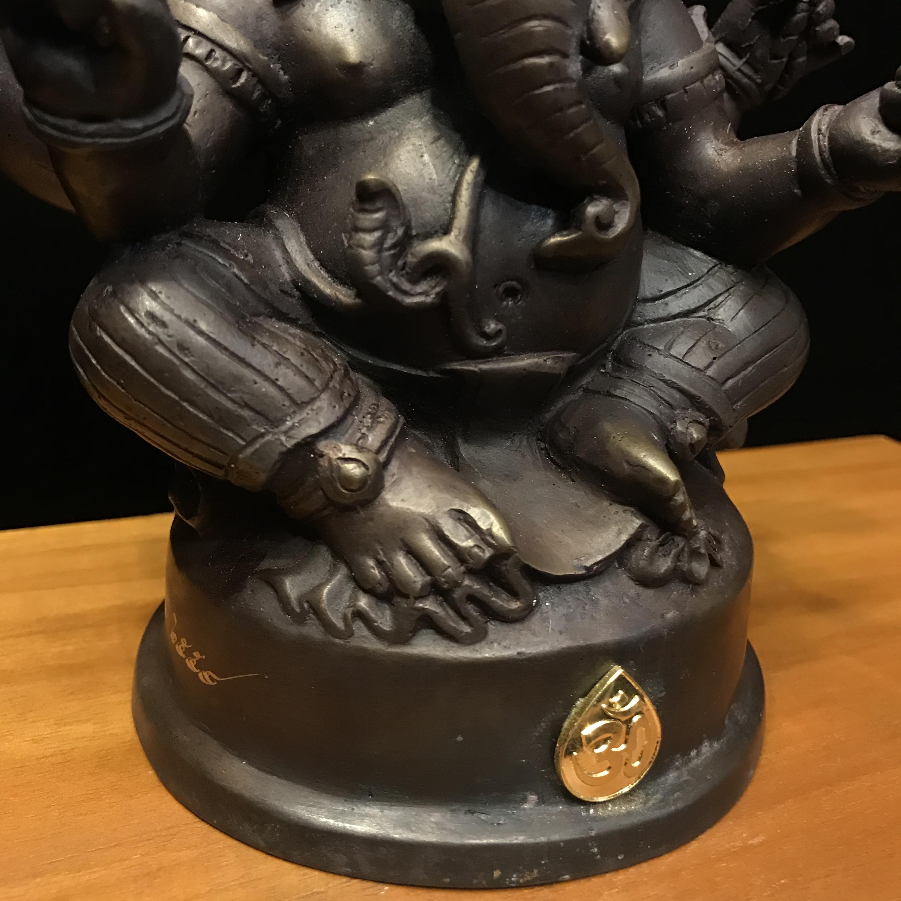 พระพิฆเนศ รุ่นครบรอบ100 ปี กรมศิลปากร ปี2556 ขนาดบูชา ปางบรมครู(องค์นั่ง)หน้าตัก 4 นิ้วครึ่ง No.319