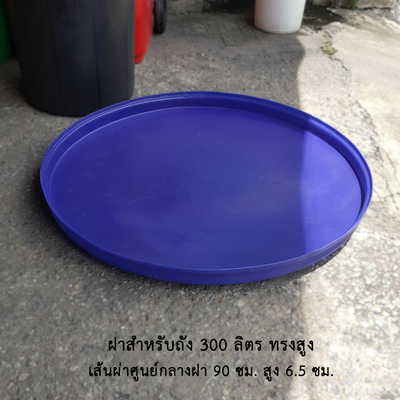ฝาถังกลม 300 ลิตร ทรงสูง