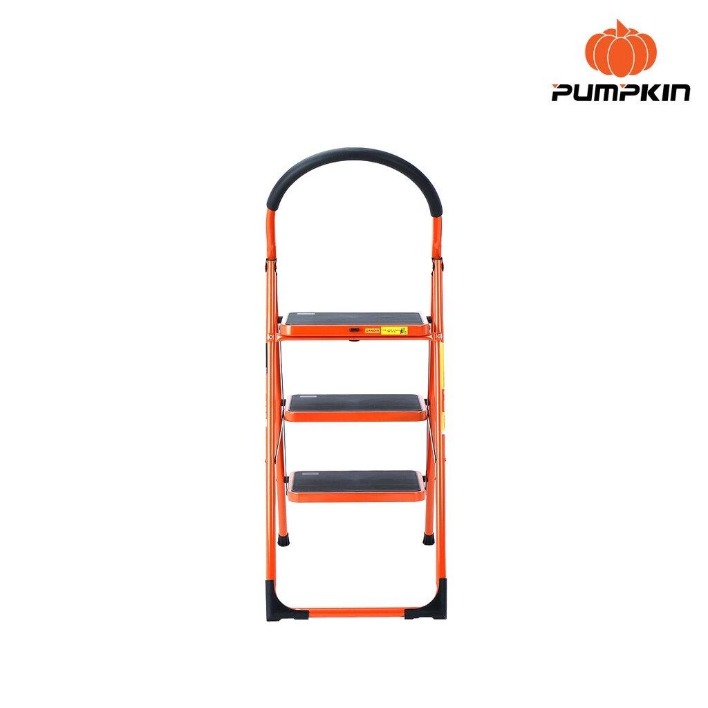 Pumpkin บันไดพับได้ 3ขั้น 4ขั้น บันไดเหล็ก แบบมีมือจับ บันไดอเนกประสงค์ บันได รุ่น PTT-SE3 และ 4ขั้น รุ่น PTT-SE4 พัมคิน