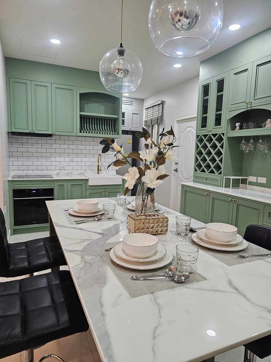 For Rent : Kohkaew, 2-story detached house, Sino architectural style, 3 Bedrooms 3 Bathrooms