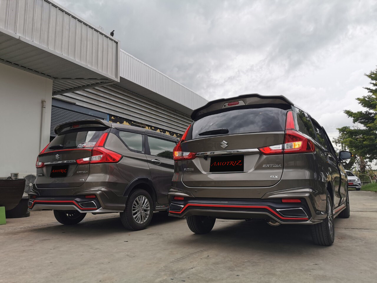 Suzuki Ertiga 2019 V.2 with custom grille bodykits by Amotriz