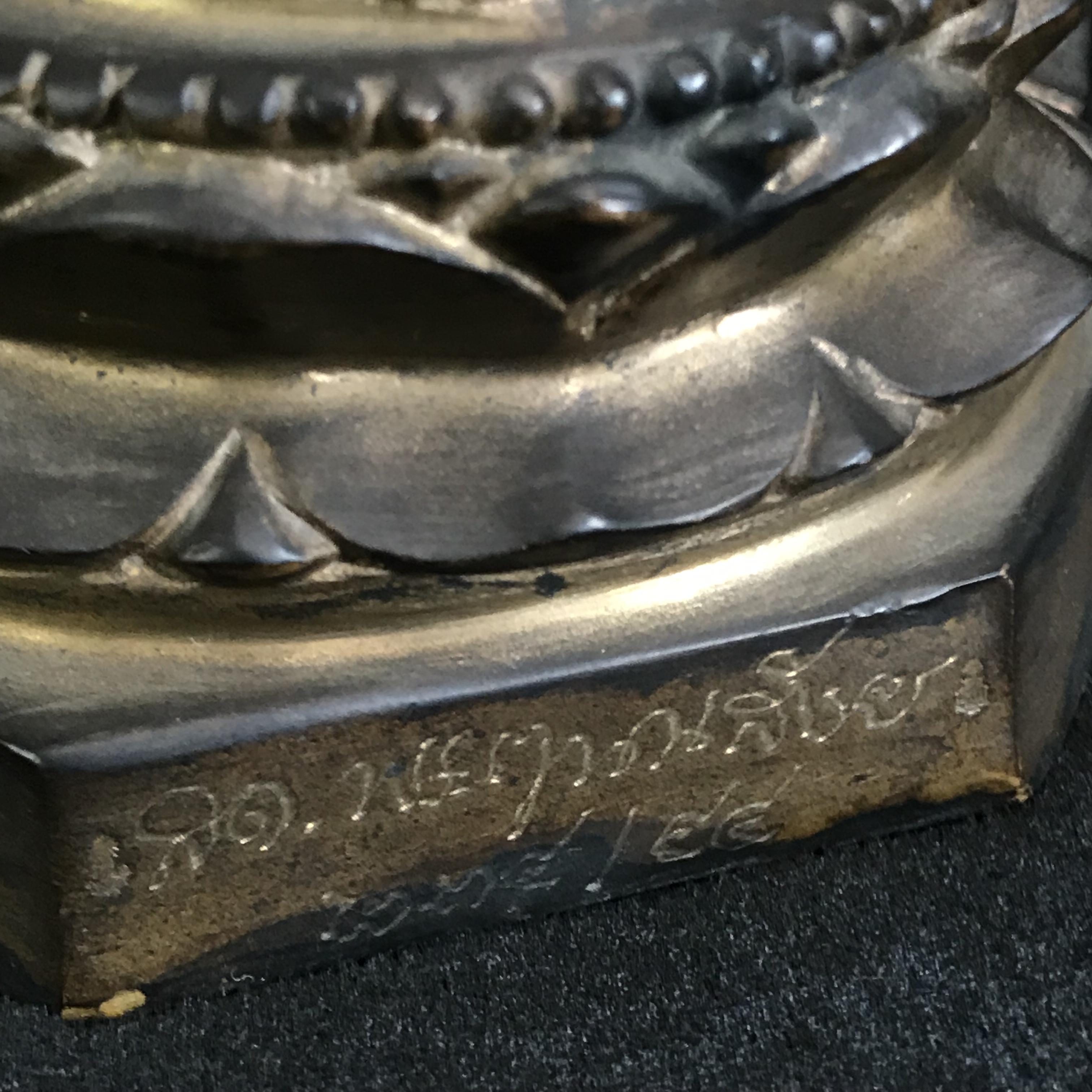 พระไพรีพินาศ วัดบวรนิเวศวิหาร ปี 2544 เนื้อสัมฤทธิ์ หน้าตัก 3นิ้ว (นิยมหายาก)(1ใน2989องค์)