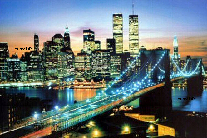 วิวสะพานบรูคลิน อเมริกา (Brooklyn bridge)