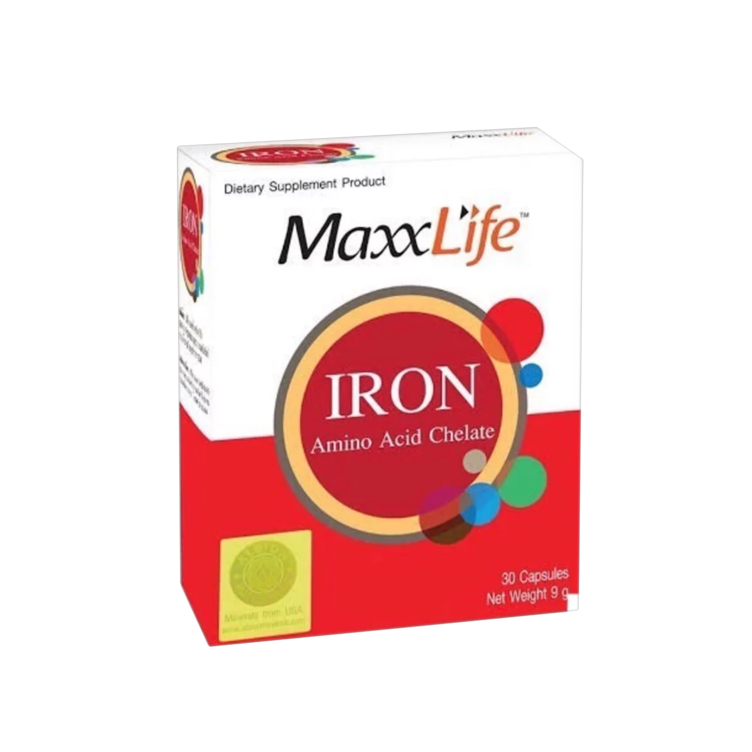 Maxxlife iron 30 capsules