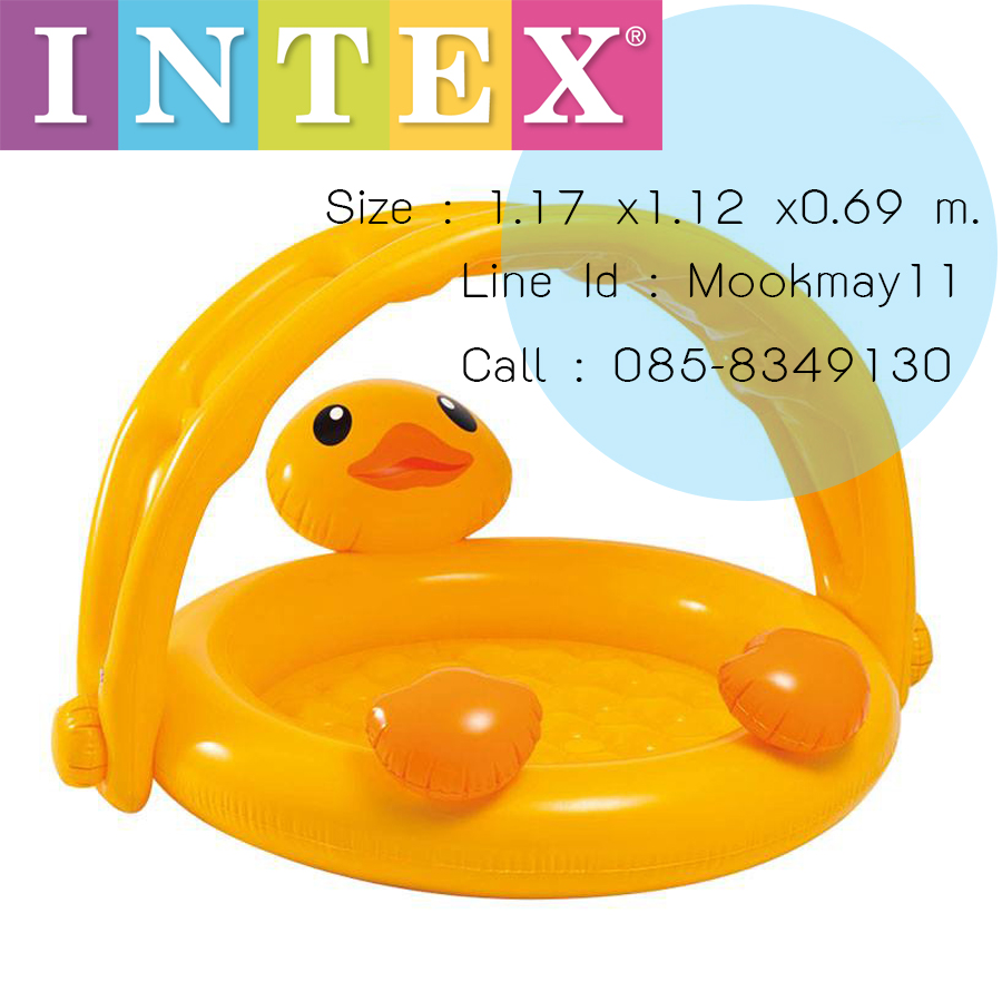 Intex Ducky Friend Baby สระน้ำเป่าลมเด็กลายเป็ด 57121