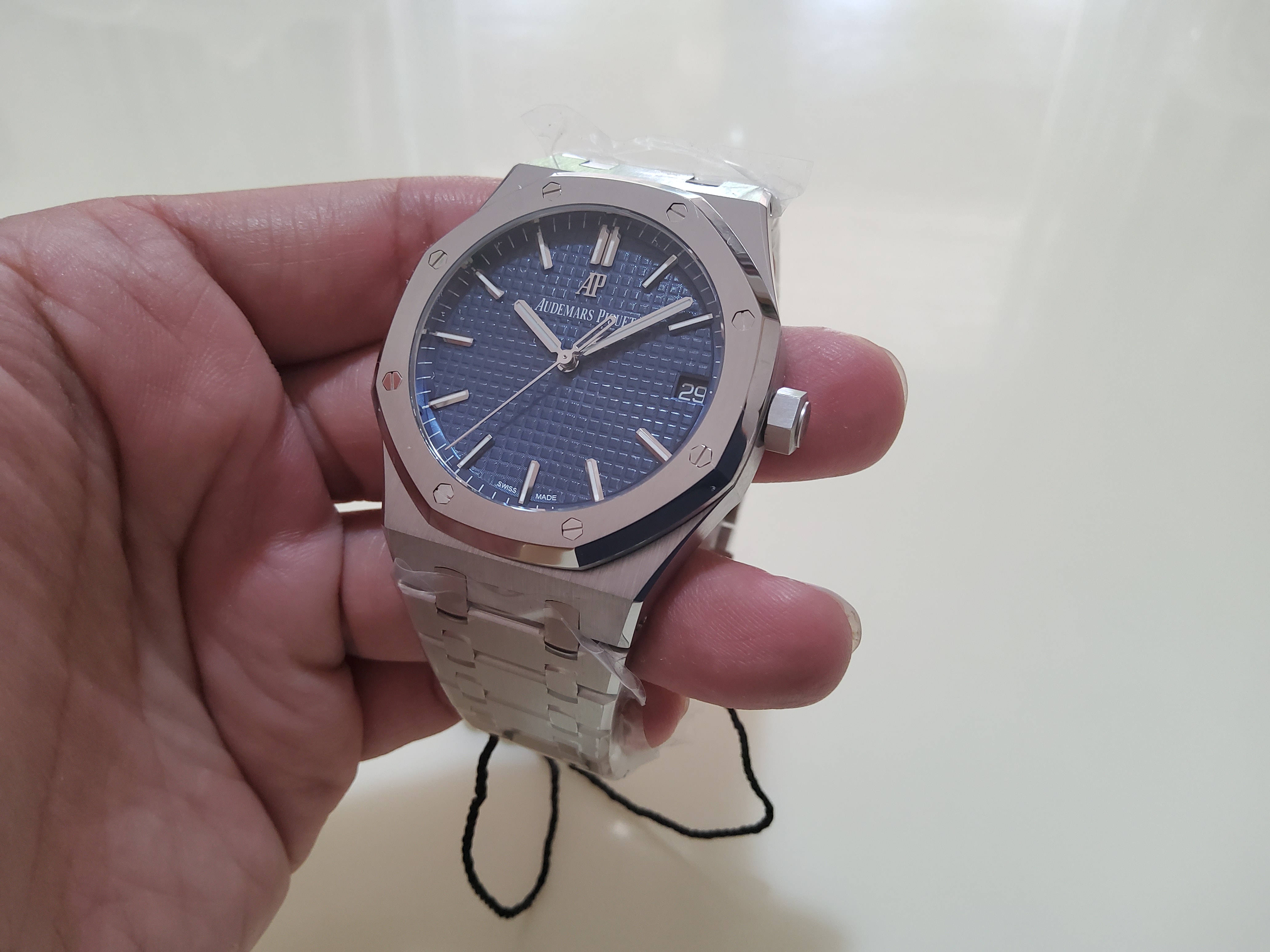 PRE-ORDER AP ROYAL OAK 15500 ST BLUE (41MM.)