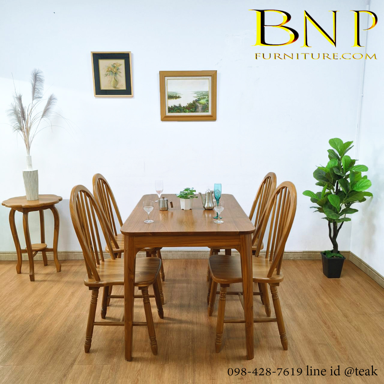 โต๊ะกินข้าว 4 ที่นั่ง รุ่น ดีวัน