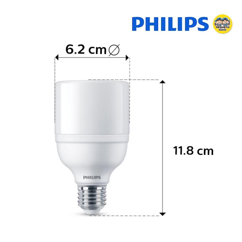Philips หลอดไฟ Bright LED bulb 11W E27 MyCare แอลอีดี หลอดled หลอดแอลอีดี Daylight Warmwhite