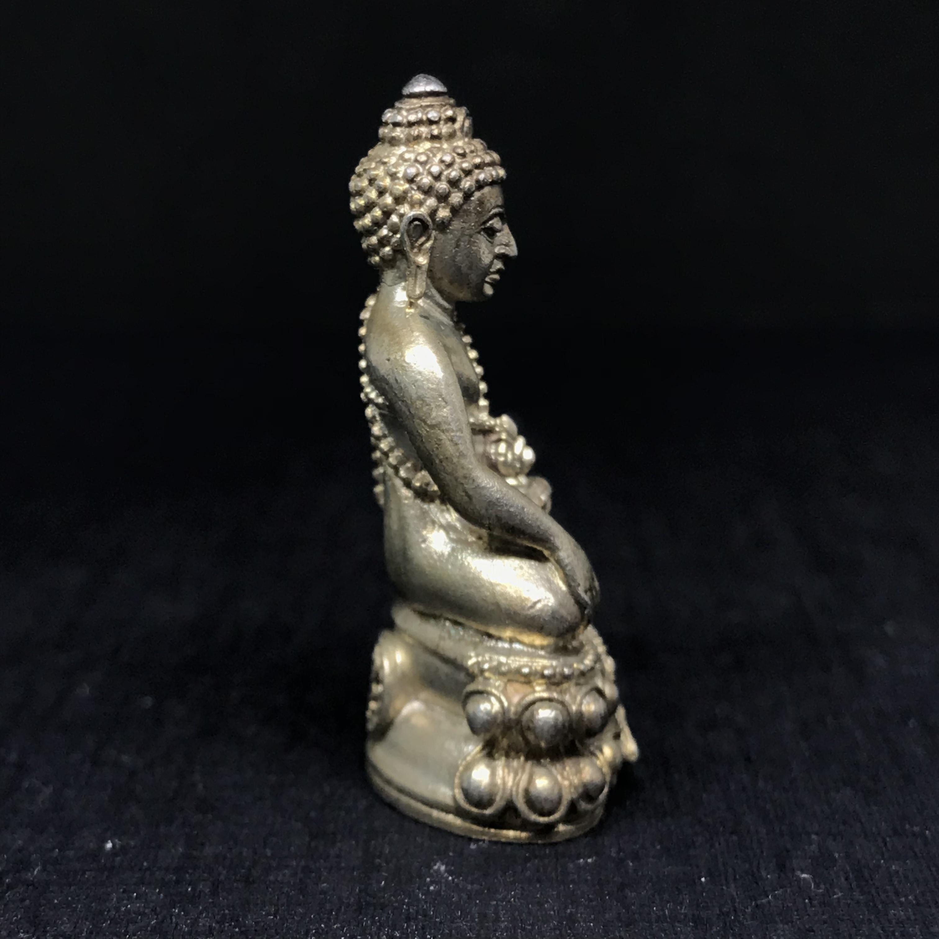 พระกริ่งศิรากาศ(คุ้มเกล้าฯ) ภปร. รพ.ภูมิพล ปี2522 เนื้อเงิน (ในหลวงรัชกาลที่9เสด็จเททอง)