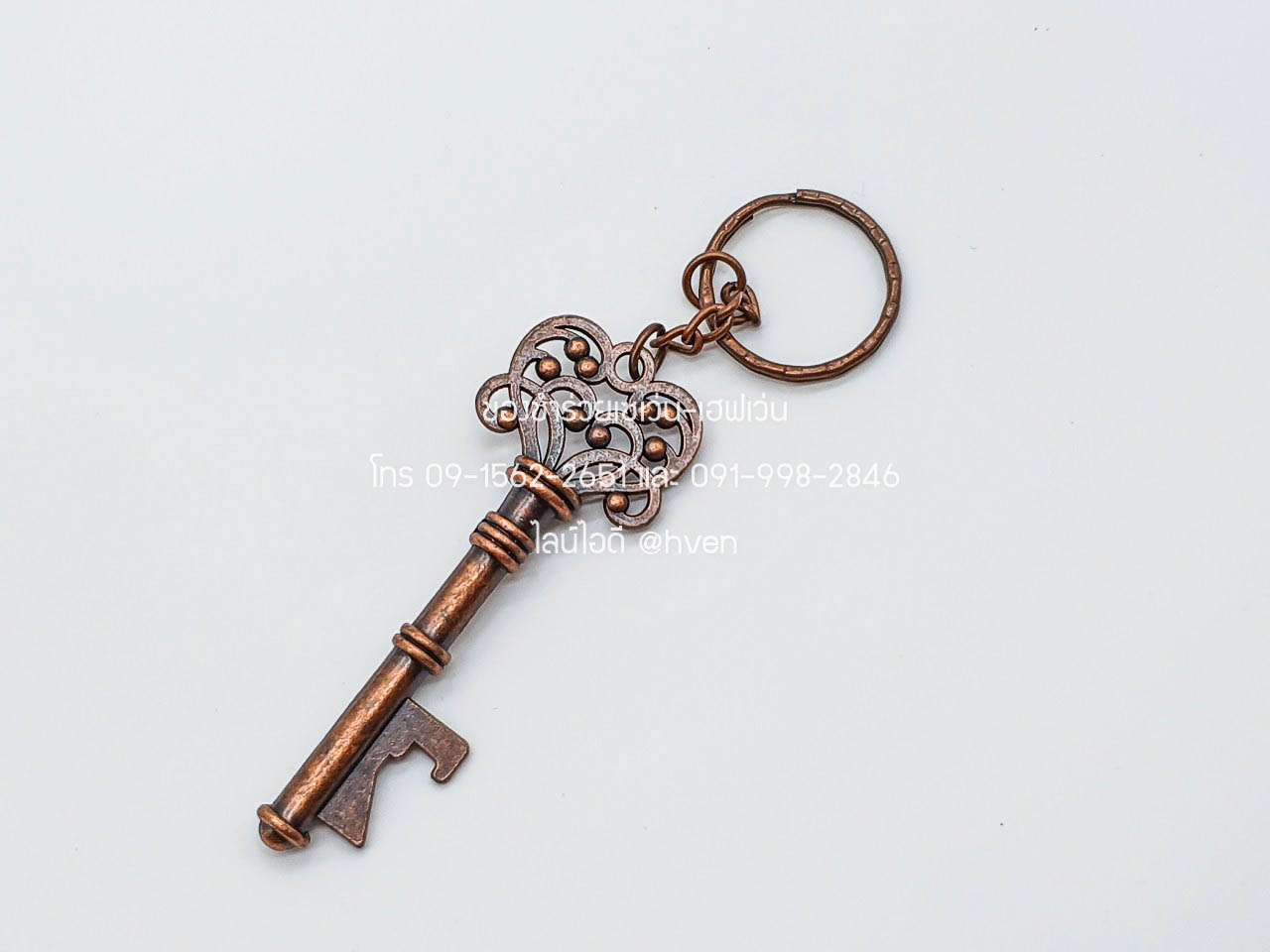 ของชำร่วยงานศพ พวงกุญแจที่เปิดขวดทรงกุญแจวินเทจ ในกล่องไม้