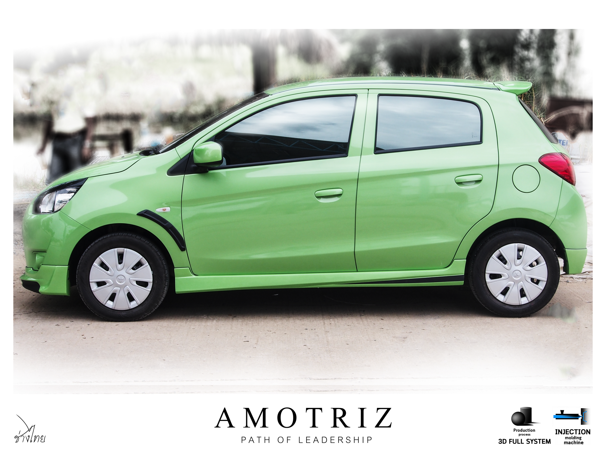 Mitsubishi Mirage 2013 body kits by Amotriz