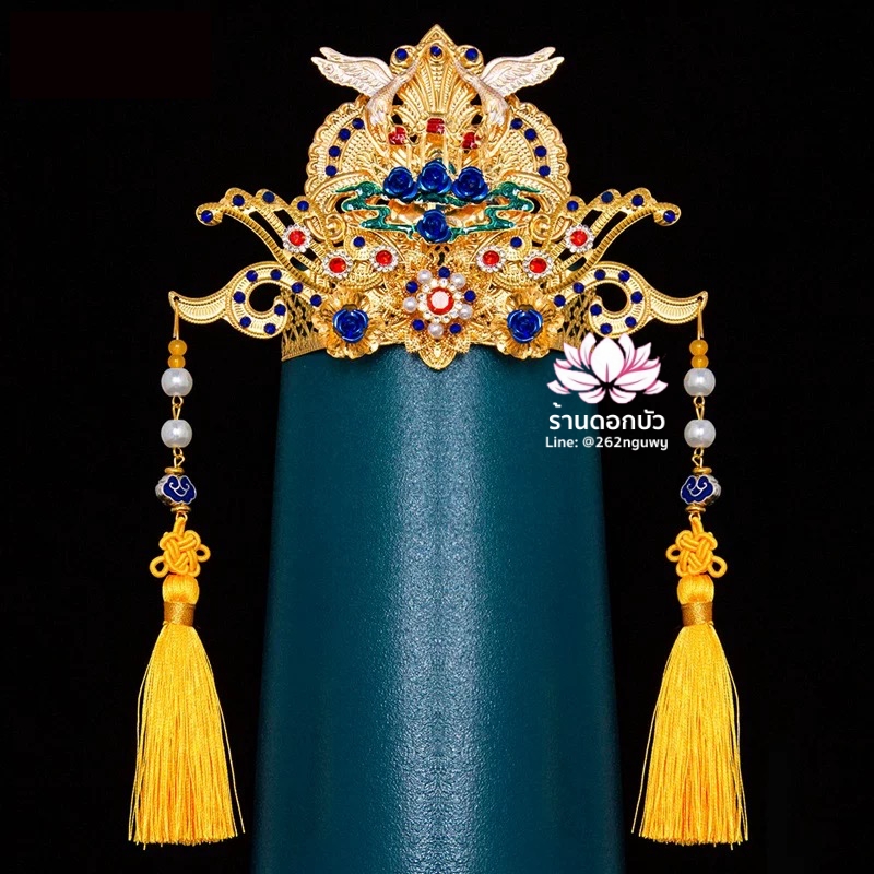 หมวกเทพเจ้าฝ่ายหญิง หมวกเทพนารี หมวกเทวนารี หมวกเจ้าแม่ หมวกพระหญิง หมวกกิมซิ้น หมวกพระจีน