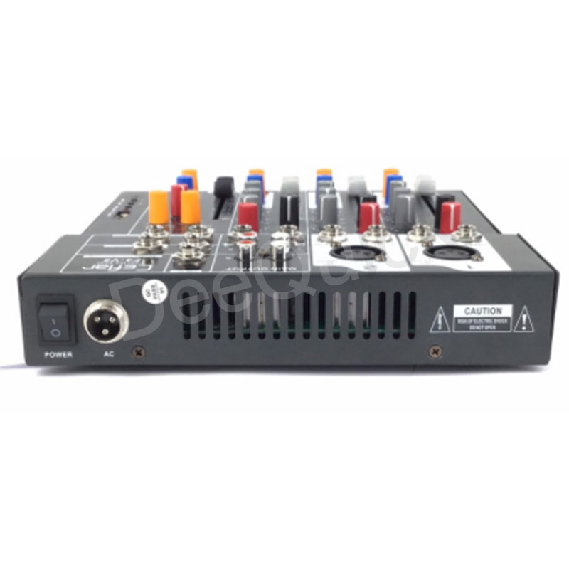 มิกเซอร์ CEFLAR F4 V2 เครื่องผสมสัญญาณเสียงแบบ 4 Channel