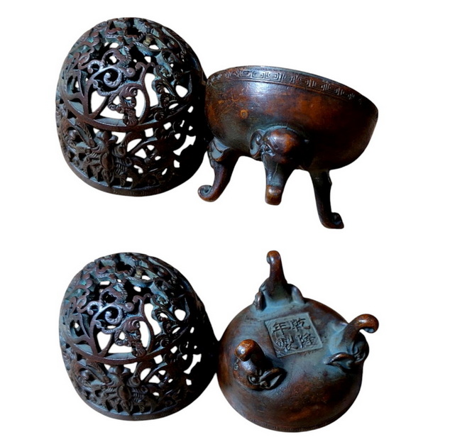 เตากำยาน กระถางกำยาน กระถางธูป ของแต่งบ้านเล็กๆ-BPT088-